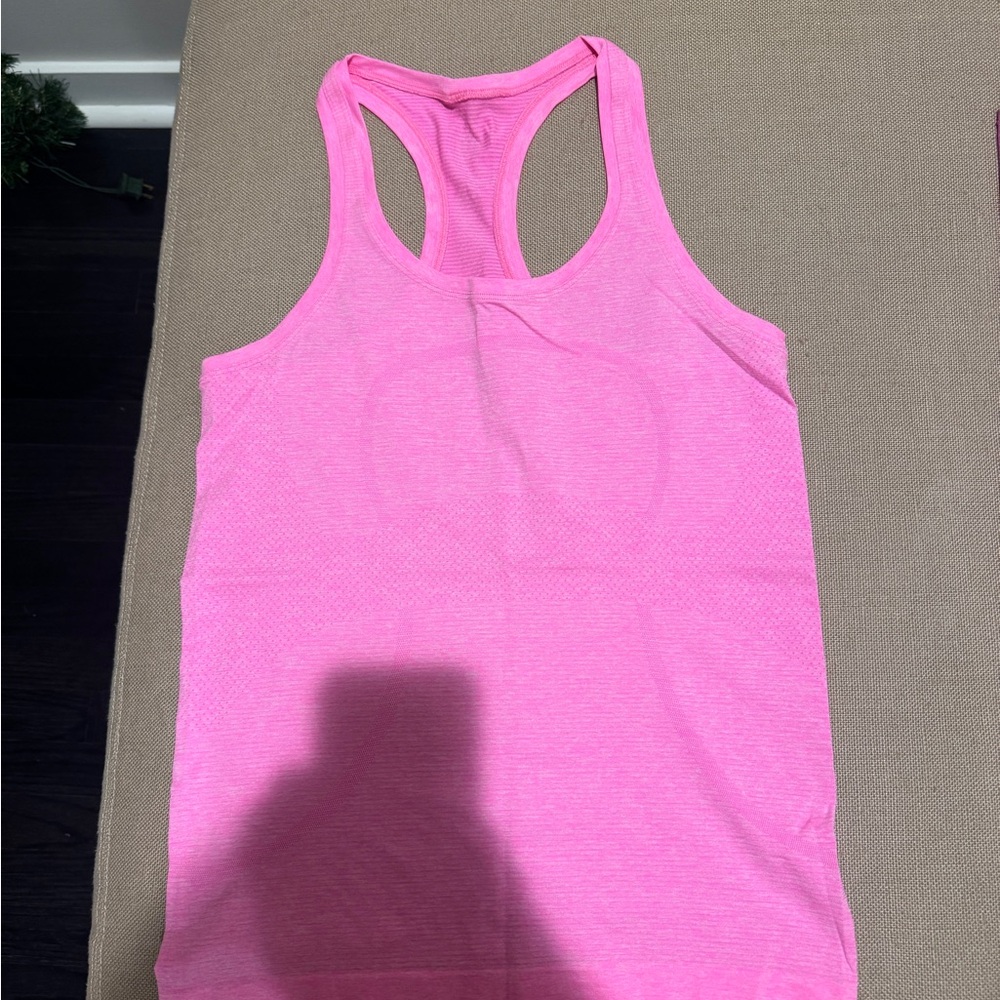 Lululemon Athletica Bright Pink Tank Top